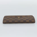 LOUIS VUITTON Damier Ebene Portefeuille Sarah Long Wallet N60491 LV Auth bs36121-5