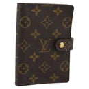LOUIS VUITTON Monogram Agenda PM Day Planner Cover R20005 LV Auth bs36122-1