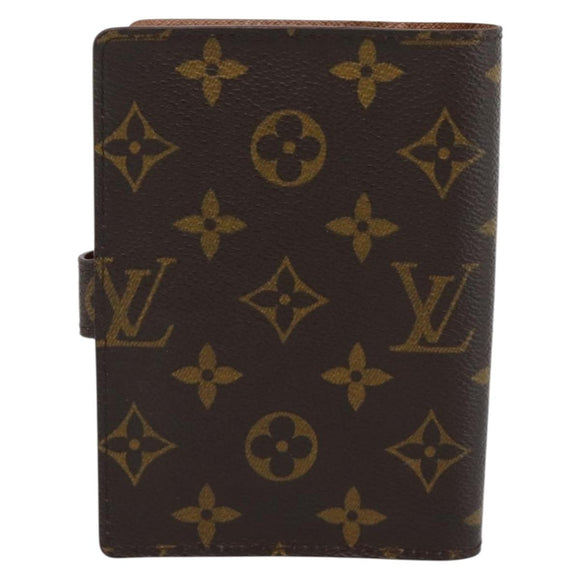 LOUIS VUITTON Monogram Agenda PM Day Planner Cover R20005 LV Auth bs36122