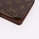 LOUIS VUITTON Monogram Porto Papie Zip Wallet M61207 LV Auth bs36123V-15