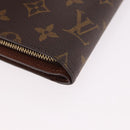 LOUIS VUITTON Monogram Porto Papie Zip Wallet M61207 LV Auth bs36123V-16