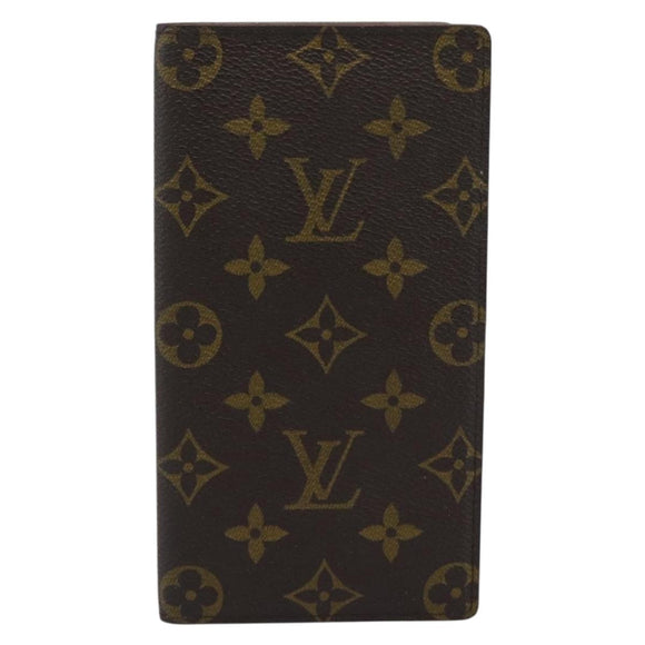 LOUIS VUITTON Monogram Porte Valeurs Cartes Credit Wallet M61823 LV Auth bs36124