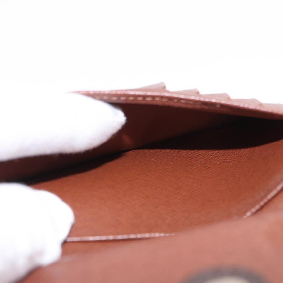 LOUIS VUITTON Monogram Porte Monnaie Billets Viennois Wallet M61663 Auth bs36125