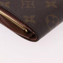 LOUIS VUITTON Monogram Porte Monnaie Billets Viennois Wallet M61663 Auth bs36125-14