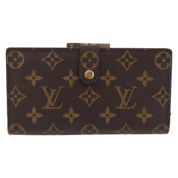LOUIS VUITTON Monogram Continental Clutch Wallet T61217 LV Auth bs36126