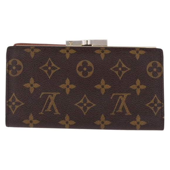 LOUIS VUITTON Monogram Continental Clutch Wallet T61217 LV Auth bs36126
