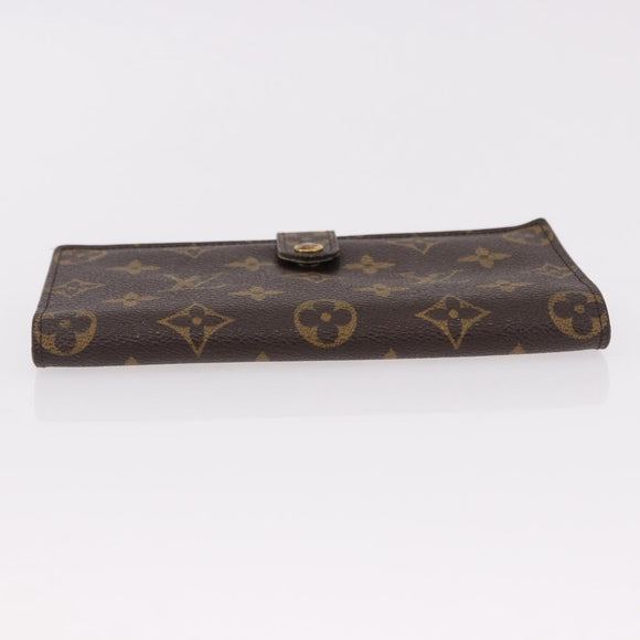 LOUIS VUITTON Monogram Continental Clutch Wallet T61217 LV Auth bs36126