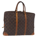 LOUIS VUITTON Monogram Porte Documents Voyage Business Bag M53361 Auth bs36128-1
