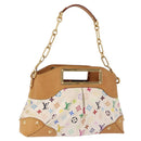 LOUIS VUITTON Monogram Multicolor Judy MM Bag 2way White M40255 LV Auth bs36132A-1