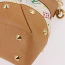 LOUIS VUITTON Monogram Multicolor Judy MM Bag 2way White M40255 LV Auth bs36132A-13