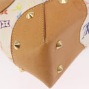 LOUIS VUITTON Monogram Multicolor Judy MM Bag 2way White M40255 LV Auth bs36132A-14