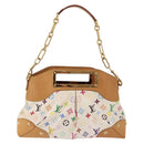 LOUIS VUITTON Monogram Multicolor Judy MM Bag 2way White M40255 LV Auth bs36132A-2