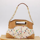 LOUIS VUITTON Monogram Multicolor Judy MM Bag 2way White M40255 LV Auth bs36132A-25