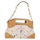 LOUIS VUITTON Monogram Multicolor Judy MM Bag 2way White M40255 LV Auth bs36132A-3