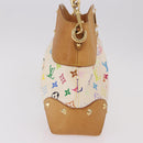 LOUIS VUITTON Monogram Multicolor Judy MM Bag 2way White M40255 LV Auth bs36132A-4