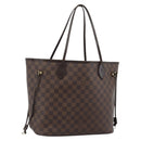 LOUIS VUITTON Damier Ebene Neverfull MM Tote Bag N51105 LV Auth bs36133-1
