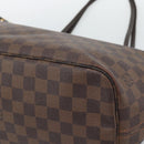 LOUIS VUITTON Damier Ebene Neverfull MM Tote Bag N51105 LV Auth bs36133-11