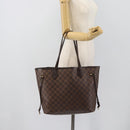 LOUIS VUITTON Damier Ebene Neverfull MM Tote Bag N51105 LV Auth bs36133-22