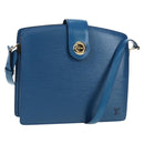 LOUIS VUITTON Epi Capuchin Shoulder Bag Blue M52345 LV Auth bs36136A-1