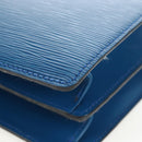 LOUIS VUITTON Epi Capuchin Shoulder Bag Blue M52345 LV Auth bs36136A-19
