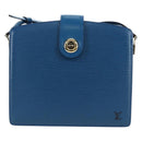 LOUIS VUITTON Epi Capuchin Shoulder Bag Blue M52345 LV Auth bs36136A-13