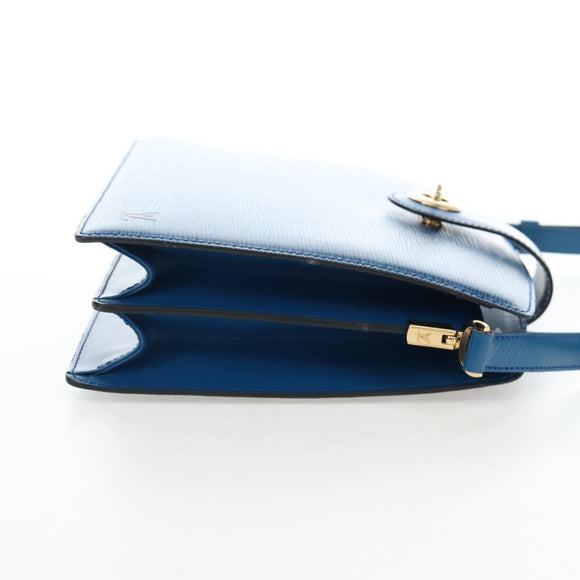 LOUIS VUITTON Epi Capuchin Shoulder Bag Blue M52345 LV Auth bs36136A