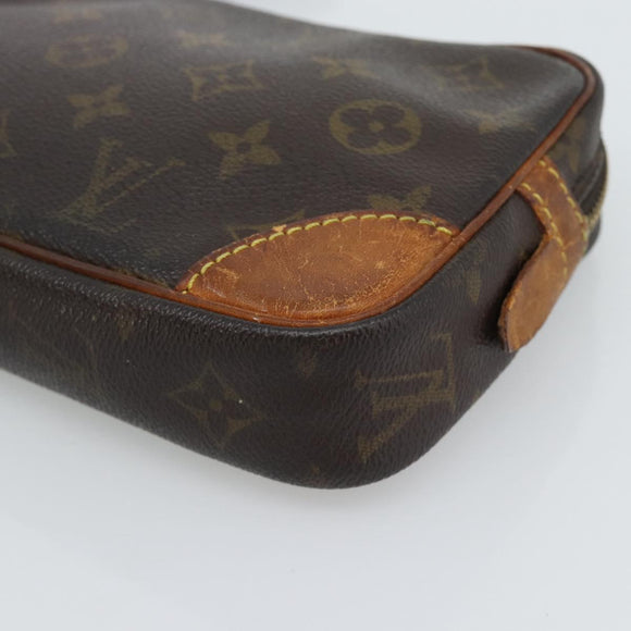 LOUIS VUITTON Monogram Marly Dragonne PM Clutch Bag M51827 LV Auth bs36142