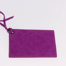 BALENCIAGA The Drum Hand Bag Leather Purple 232732 Auth bs36143V-24