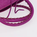 BALENCIAGA The Drum Hand Bag Leather Purple 232732 Auth bs36143V-7