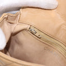 CHANEL Matelasse Waist bag Lamb Skin Beige Gold CC Auth bs36144-21