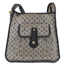 LOUIS VUITTON Monogram Mini Besace Mary Kate Bag Navy M92320 LV Auth bs36145-13
