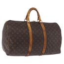 LOUIS VUITTON Monogram Keepall 50 Boston Bag M41426 LV Auth bs36147-1
