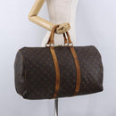 LOUIS VUITTON Monogram Keepall 50 Boston Bag M41426 LV Auth bs36147-25