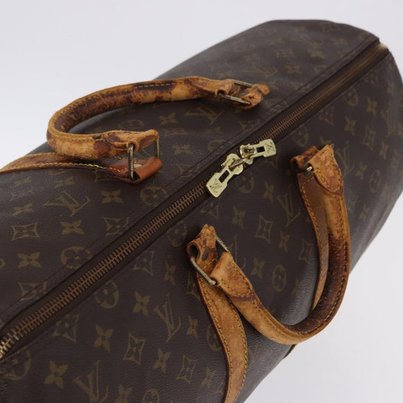 LOUIS VUITTON Monogram Keepall 50 Boston Bag M41426 LV Auth bs36147