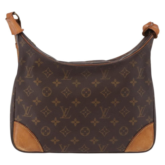 LOUIS VUITTON Monogram Boulogne 30 Shoulder Bag M51265 LV Auth bs36148