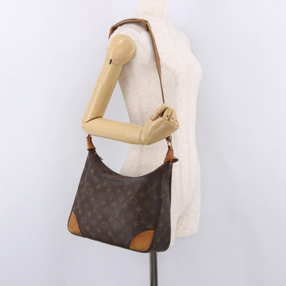 LOUIS VUITTON Monogram Boulogne 30 Shoulder Bag M51265 LV Auth bs36148