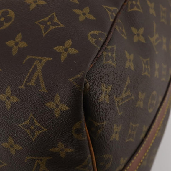LOUIS VUITTON Monogram Keepall Bandouliere 55 Boston Bag M41414 LV Auth bs36149