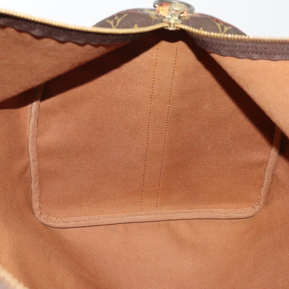 LOUIS VUITTON Monogram Keepall Bandouliere 55 Boston Bag M41414 LV Auth bs36149