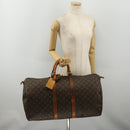 LOUIS VUITTON Monogram Keepall Bandouliere 55 Boston Bag M41414 LV Auth bs36149-26