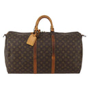 LOUIS VUITTON Monogram Keepall Bandouliere 55 Boston Bag M41414 LV Auth bs36149-13
