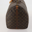 LOUIS VUITTON Monogram Keepall Bandouliere 55 Boston Bag M41414 LV Auth bs36149-3