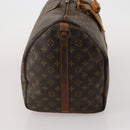 LOUIS VUITTON Monogram Keepall Bandouliere 55 Boston Bag M41414 LV Auth bs36149-4