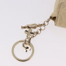 CHANEL Mini Mini Matelasse Charm Lamb Skin Beige CC Auth bs36151-7