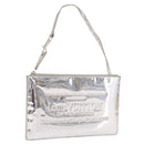 LOUIS VUITTON Monogram Miroir Pochette Platt Pouch Silver M95277 LV Auth bs36152-1