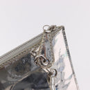 LOUIS VUITTON Monogram Miroir Pochette Platt Pouch Silver M95277 LV Auth bs36152-10