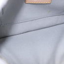 LOUIS VUITTON Monogram Miroir Pochette Platt Pouch Silver M95277 LV Auth bs36152-11