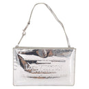 LOUIS VUITTON Monogram Miroir Pochette Platt Pouch Silver M95277 LV Auth bs36152-13