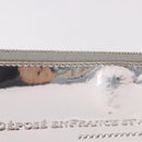 LOUIS VUITTON Monogram Miroir Pochette Platt Pouch Silver M95277 LV Auth bs36152-2