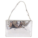 LOUIS VUITTON Monogram Miroir Pochette Platt Pouch Silver M95277 LV Auth bs36152-3