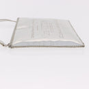 LOUIS VUITTON Monogram Miroir Pochette Platt Pouch Silver M95277 LV Auth bs36152-6